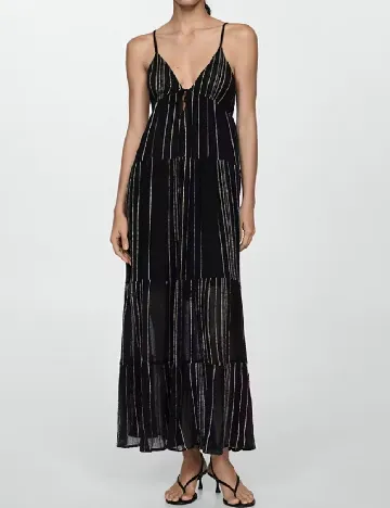 Rochie lunga Mango, negru