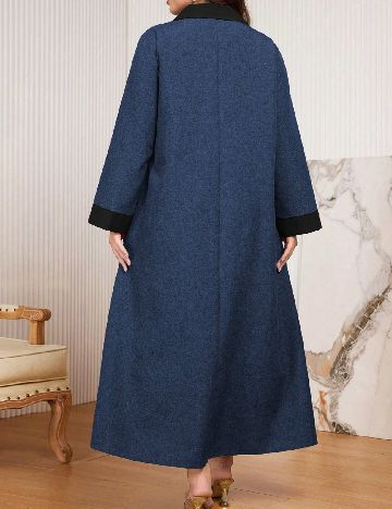 Rochie lunga SHEIN CURVE, albastru