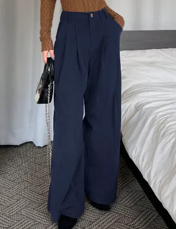 Pantaloni Dazy, bleumarin