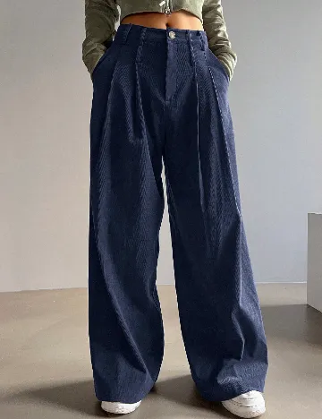 Pantaloni Dazy, bleumarin