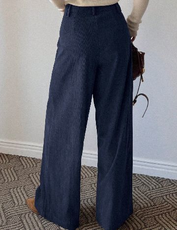 Pantaloni Dazy, bleumarin