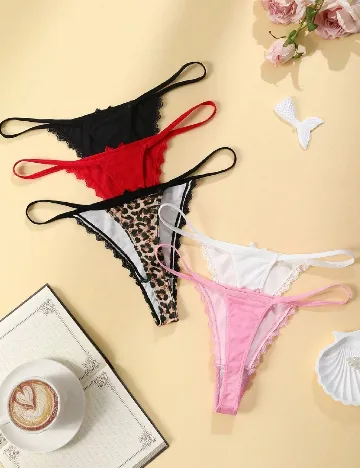 Set chiloti 5 perechi SHEIN, mix culori