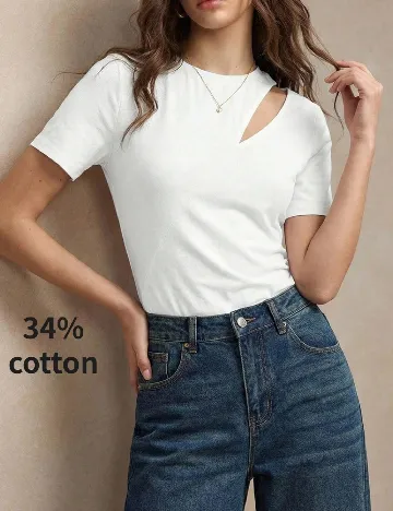 Tricou SHEIN, alb