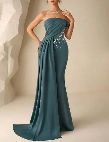 Rochie lunga SHEIN, verde