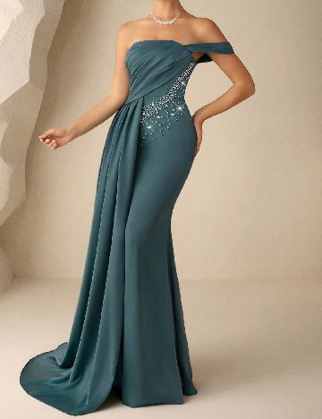 Rochie lunga SHEIN, verde