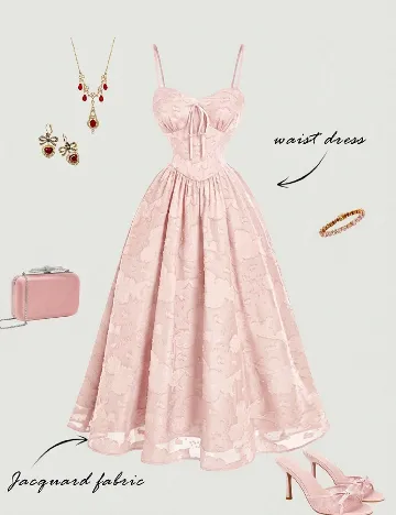Rochie medie SHEIN, roz