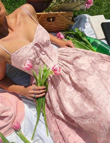 Rochie medie SHEIN, roz