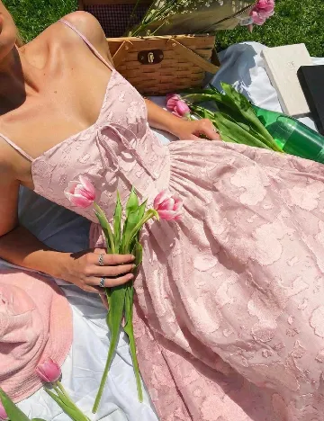 Rochie medie SHEIN, roz