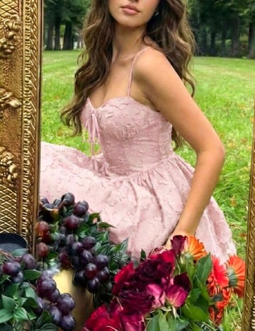 Rochie medie SHEIN, roz