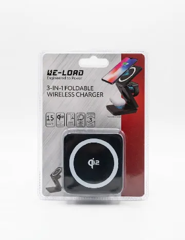 Incarcator wireless 3 in 1 Re-load, negru