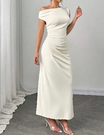 Rochie lunga SHEIN, ecru