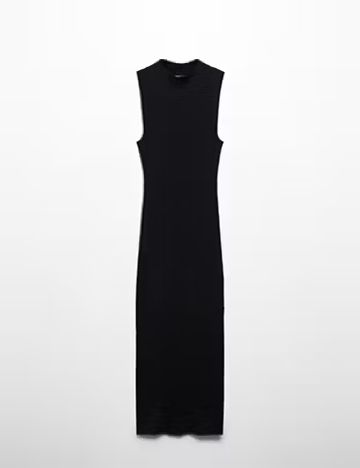 Rochie medie Mango, negru