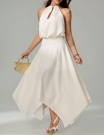 Rochie medie SHEIN, crem