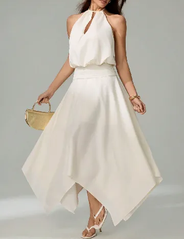 Rochie medie SHEIN, crem
