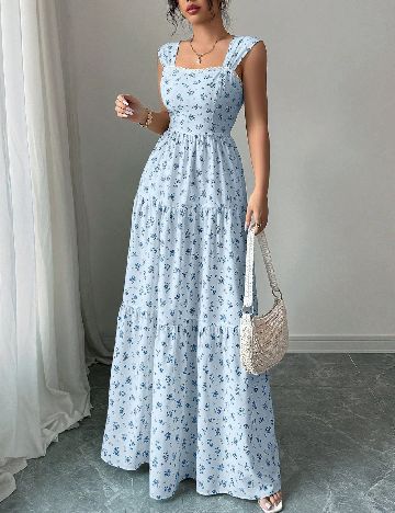 Rochie lunga SHEIN, albastru