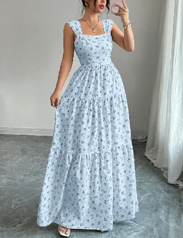 Rochie lunga SHEIN, albastru