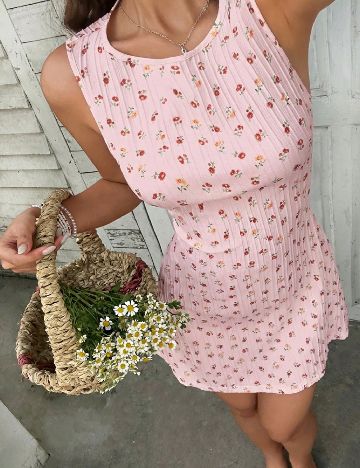 Rochie scurta SHEIN, roz