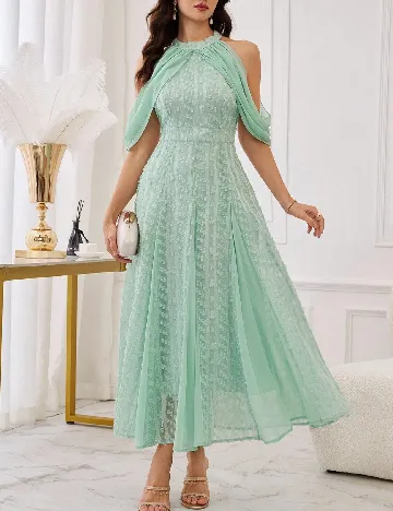 Rochie lunga SHEIN, verde