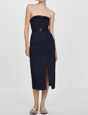 Rochie medie Mango, bleumarin