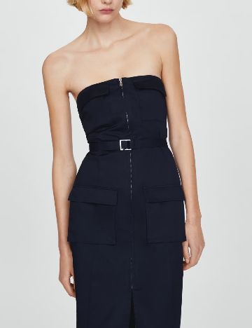 Rochie medie Mango, bleumarin