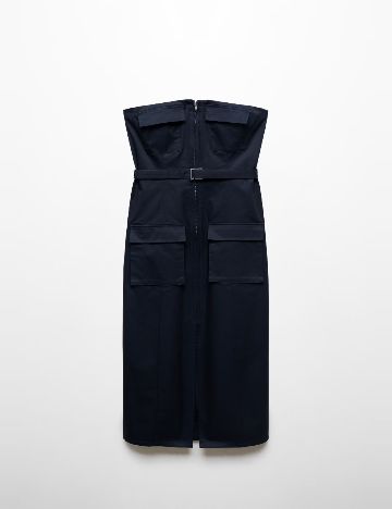Rochie medie Mango, bleumarin
