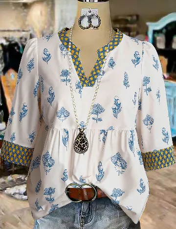Bluza SHEIN CURVE, alb