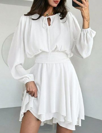 Rochie scurta SHEIN, alb