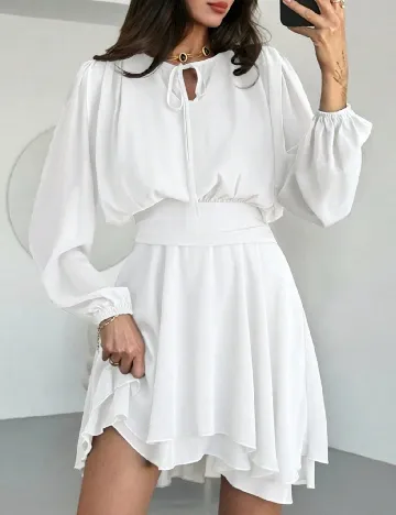 Rochie scurta SHEIN, alb
