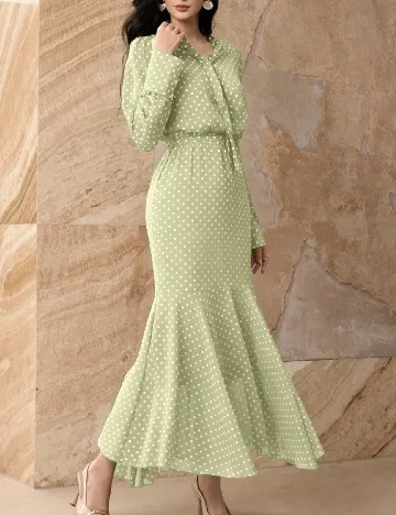 Rochie medie SHEIN, verde