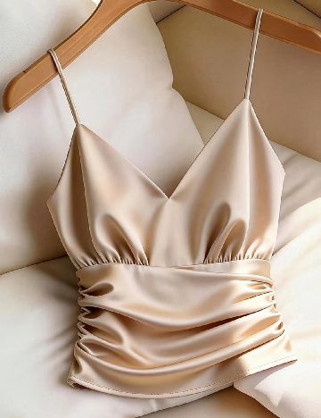 Top SHEIN CURVE, crem
