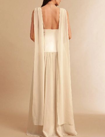 Rochie lunga SHEIN, crem