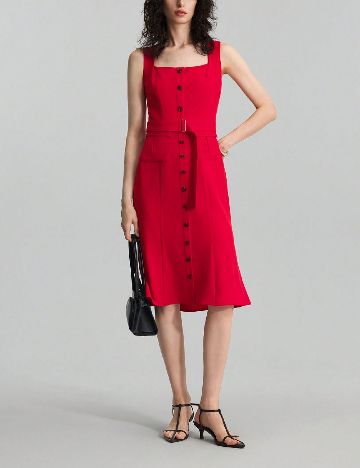 Rochie medie SHEIN, rosu