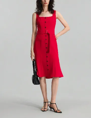 Rochie medie SHEIN, rosu