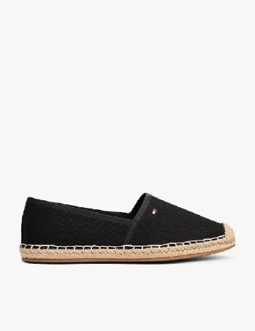 Espadrile Tommy Hilfiger, negru