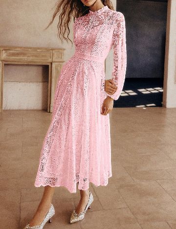 Rochie medie SHEIN, roz