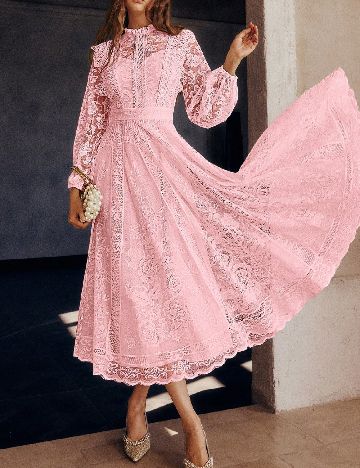 Rochie medie SHEIN, roz