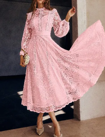 Rochie medie SHEIN, roz