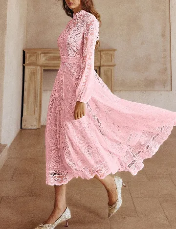 Rochie medie SHEIN, roz