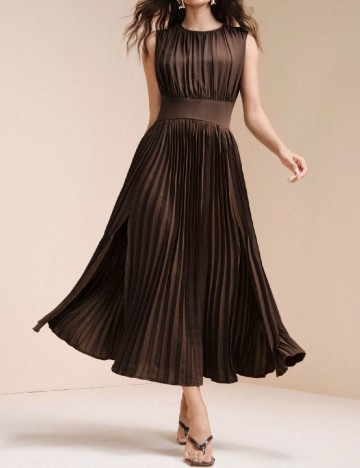 Rochie lunga SHEIN, maro