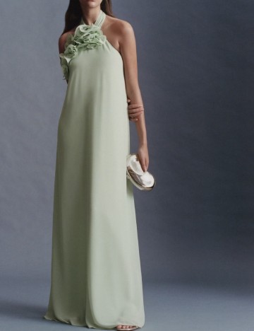 Rochie lunga Mango, verde