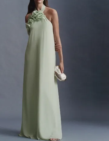 Rochie lunga Mango, verde