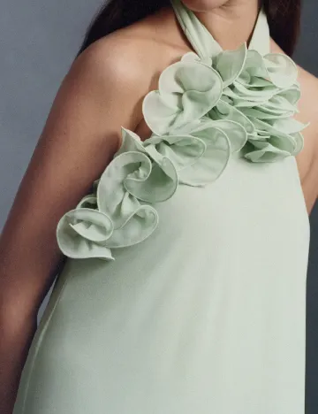 Rochie lunga Mango, verde