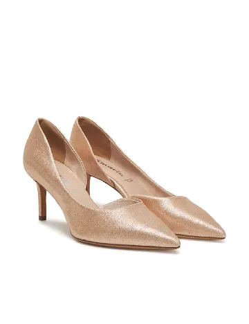 Pantofi Tamaris, crem