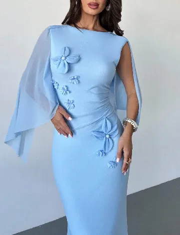 Rochie lunga SHEIN, albastru