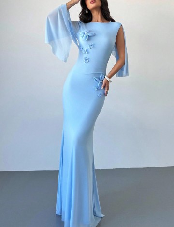 Rochie lunga SHEIN, albastru