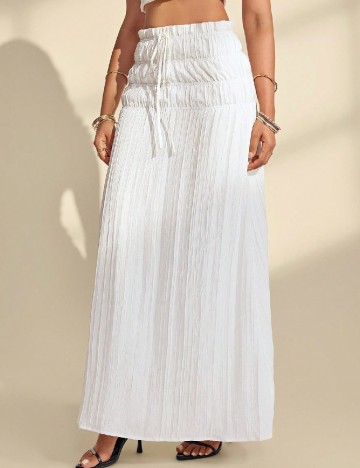 Fusta SHEIN, alb
