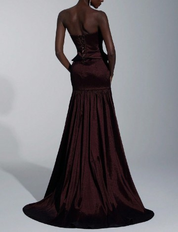 Rochie lunga SHEIN, maro