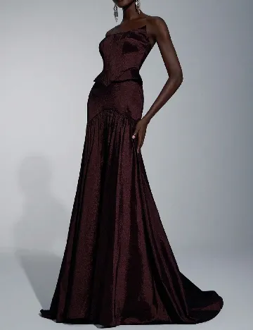 Rochie lunga SHEIN, maro