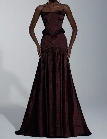 Rochie lunga SHEIN, maro