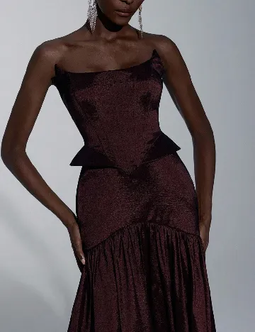 Rochie lunga SHEIN, maro